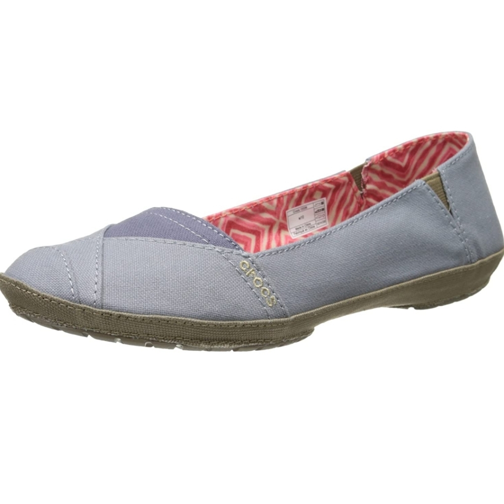 NWOB CROCS Blue Angeline Flats